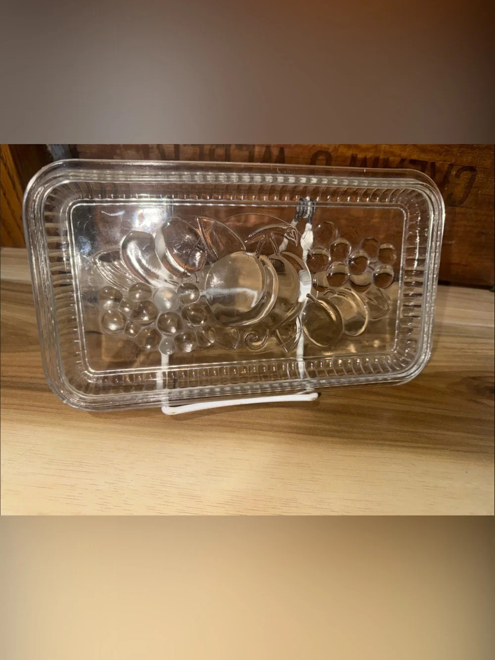 Federal glass refrigerator dish top lid